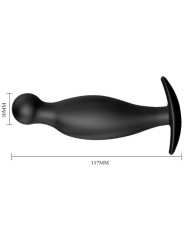 Pretty Love Plug Anal Silicona 11.7 cm Negro | Plug Anal