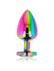 Ohmama Plug Anal Corazón Iridiscente Talla L | Joya Anal
