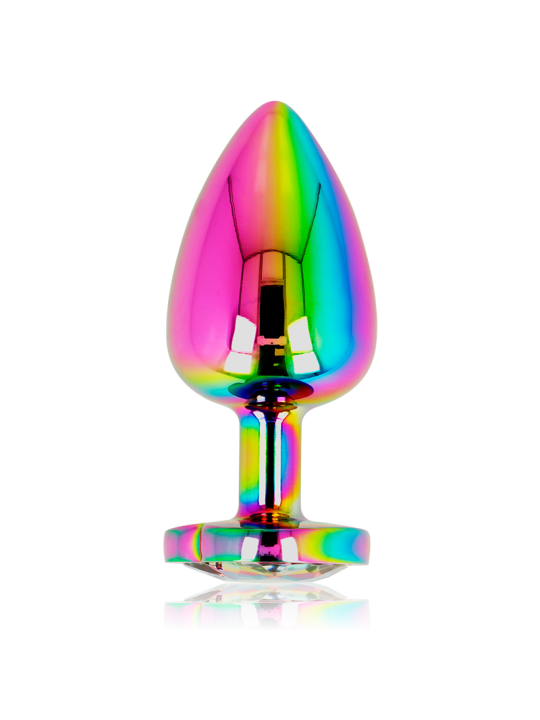 Ohmama Plug Anal Corazón Iridiscente Talla L | Joya Anal