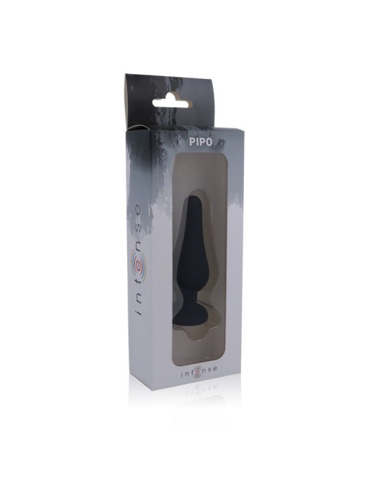 Intense Anal Plug Pipo M Silicone Negro 11 cm | Plug Anal