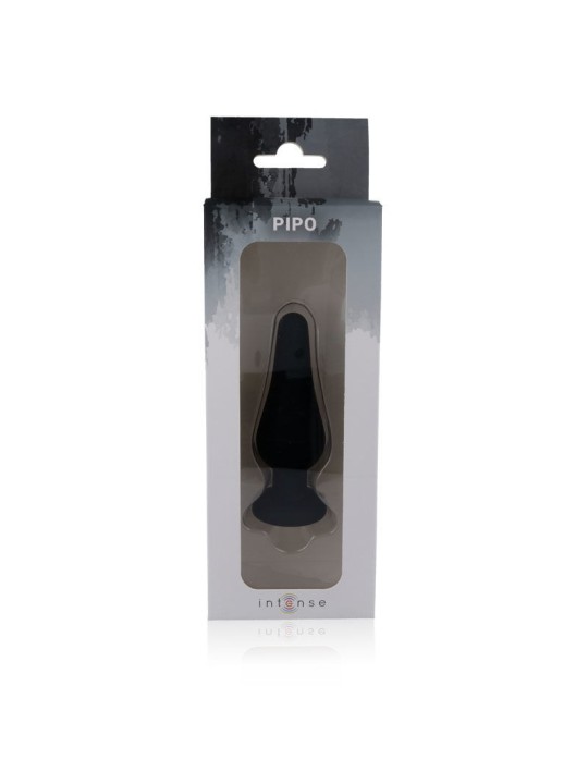 Intense Anal Plug Pipo M Silicone Negro 11 cm | Plug Anal