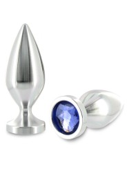 Metalhard Anal Plug Aliminum Cristal Pequeño | Joya Anal