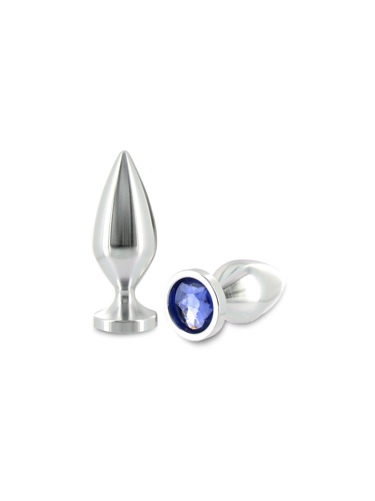 Metalhard Anal Plug Aliminum Cristal Pequeño | Joya Anal