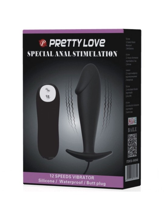 Pretty Love Plug Anal Silicona Forma Pene 12 | Plug Anal