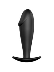 Pretty Love Plug Anal Silicona Forma Pene Negro | Plug Anal