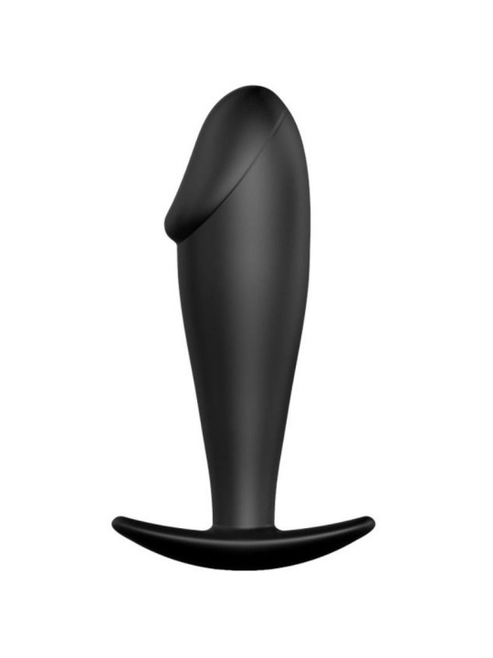 Pretty Love Plug Anal Silicona Forma Pene Negro | Plug Anal