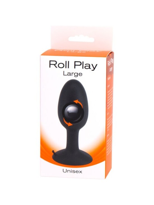 Sevencreations Roll Play Plug Silicona Grande | Plug Anal