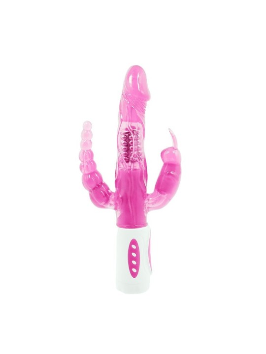 Baile Pretty Bunny Triple Vibrador Rotador | Conejito