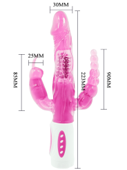 Baile Pretty Bunny Triple Vibrador Rotador | Conejito