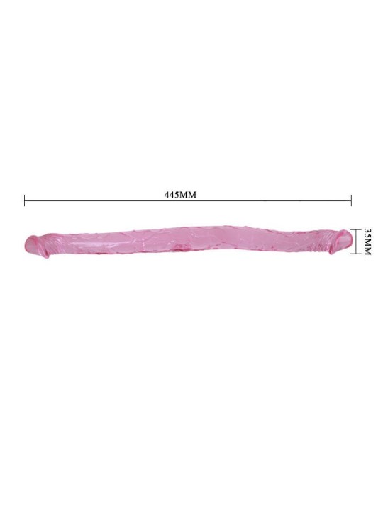 Double Dong 44.5 cm - Comprar Dildo doble Baile - Penes realistas (5)