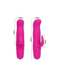 Pretty Love Flirtation Vibrador - Comprar Conejito vibrador Pretty Love - Conejito rampante (11)