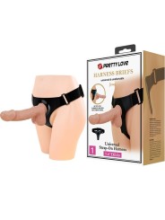 Pretty Love Harness Briefs Arnés Universal Dildo Jerry 21.8 cm Natural