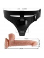 Pretty Love Harness Briefs Arnés Universal Dildo Kevin 19 cm Natural