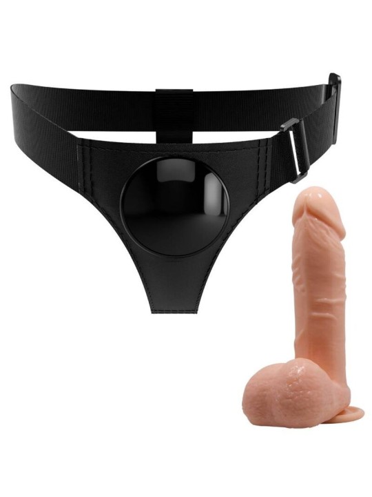 Pretty Love Harness Briefs Arnés Universal Dildo Tom 20 cm Natural