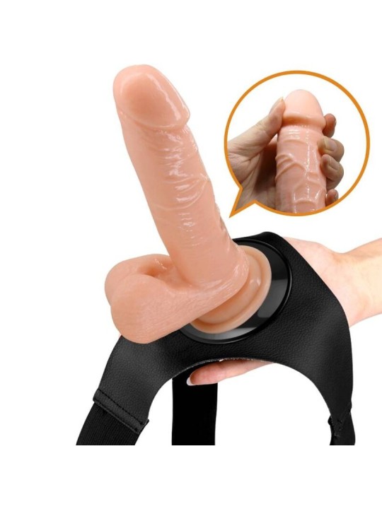 Pretty Love Harness Briefs Arnés Universal Dildo Tom 20 cm Natural