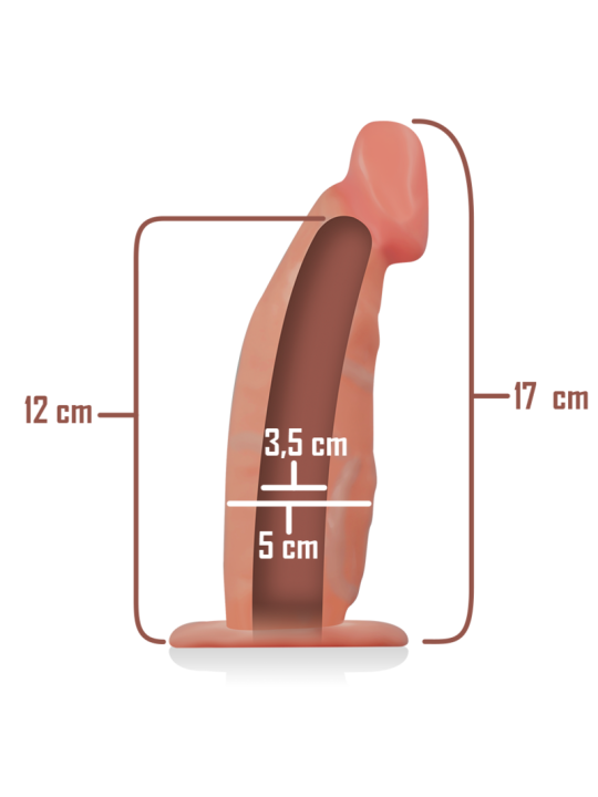 Intense Arnés Hueco Dildo 18 x 3.5 cm