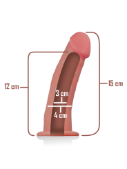 Intense Arnés Hueco Dildo 16 x 3 cm