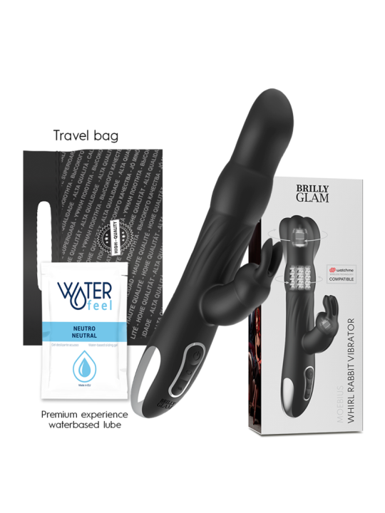 Brilly Glam Moebius Rabbit Vibrator & Rotator Compatible Watchme Wireless Technology