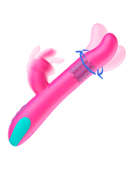 Happy Loky Pluto Rabbit Vibrator & Rotator Compatible Watchme Wireless Technology