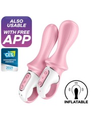 Satisfyer Air Pump Booty 5+ Vibrador Anal Inflable Rosa