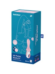 Satisfyer Air Pump Booty 5+ Vibrador Anal Inflable Rosa