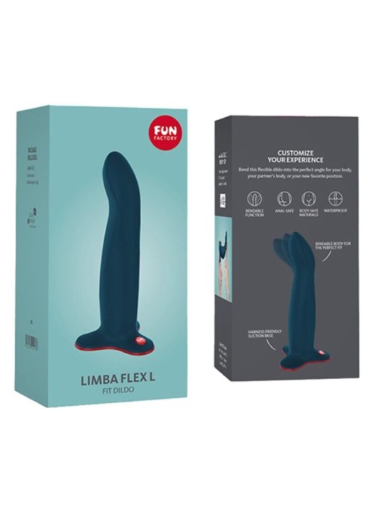 Fun Factory Limba Dildo Flex L Velvet Blue