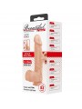 Beautiful Encounter Bahamut Dildo Realístico Flexible 21.8 cm Natural