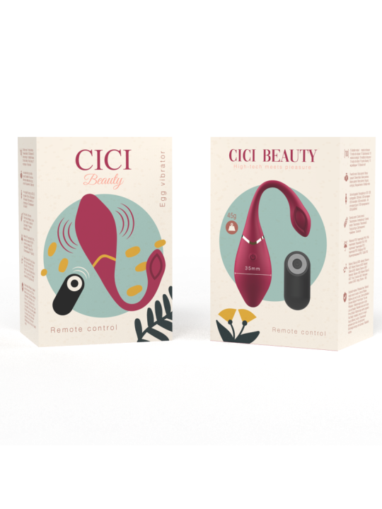 Cici Beauty Premium Silicone Egg Vibrator Remote Control