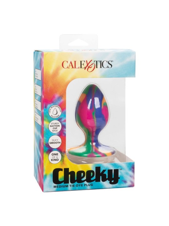 Calex Cheeky Medium Tie-Dye Plug Anal