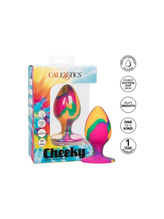 Calex Cheeky Large Tie-Dye Plug Anal