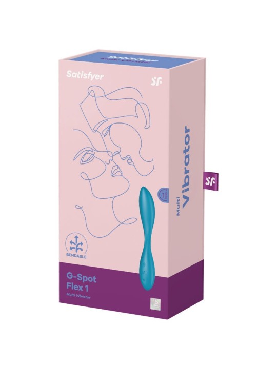 Satisfyer G-Spot Flex 1 Multi Vibrador Azul