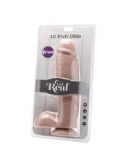 Get Real Dildo 25.5 cm Testículos Vibrador Natural