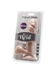 Get Real Dildo 18 cm Testículos Vibrador Natural