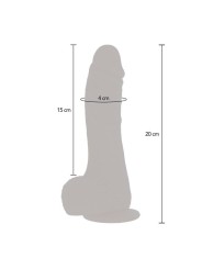 Get Real Dildo Vibrador Rotador Up&Down Natural