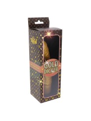 Get Real Gold Dicker Original Vibrador Dorado