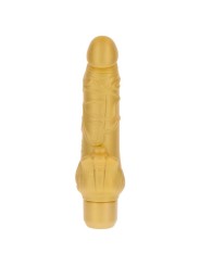 Get Real Gold Dicker Stim Vibrador Dorado