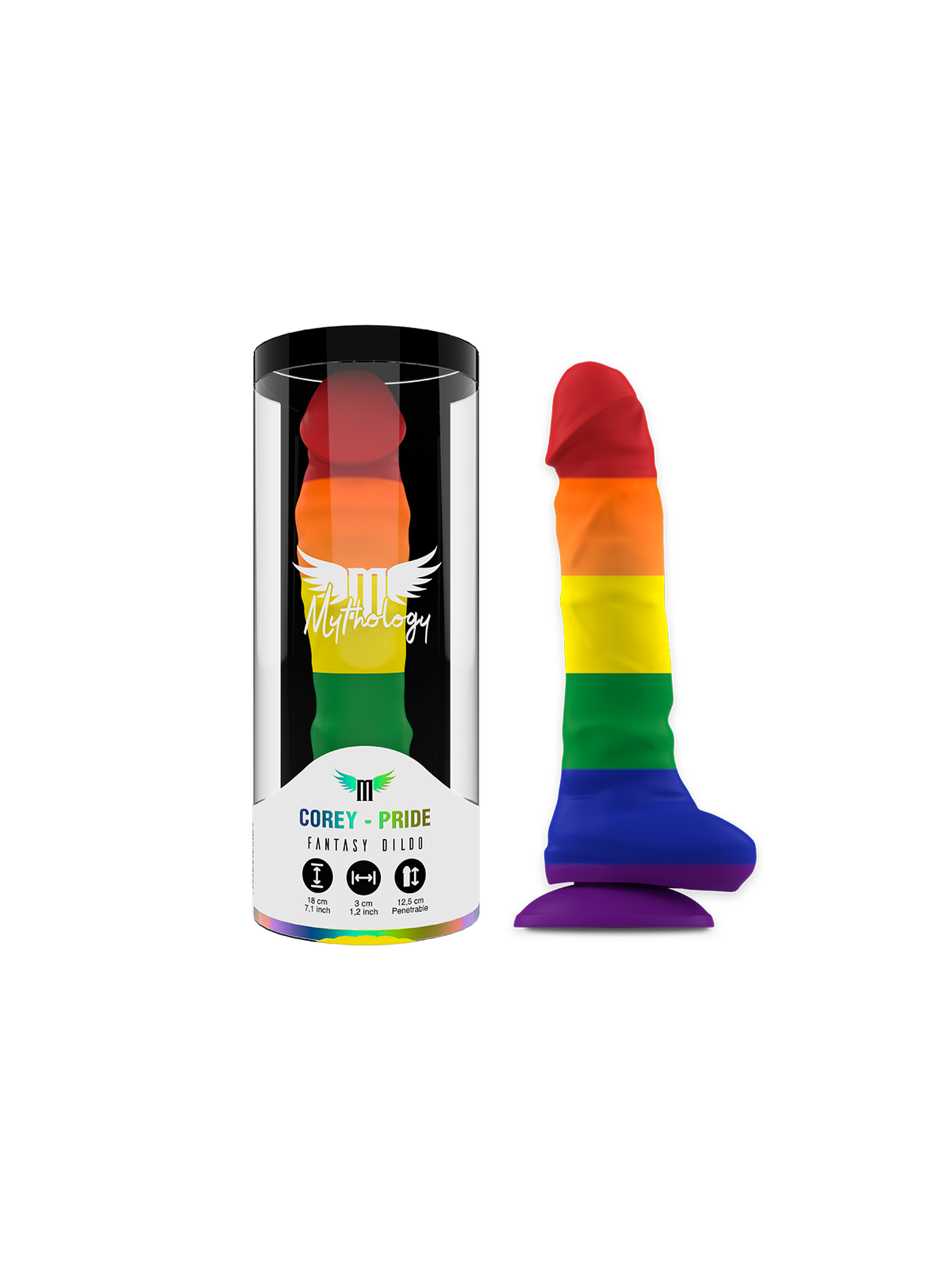 Mythology Corey Pride Dildo M | Dildo Vaginal & Anal