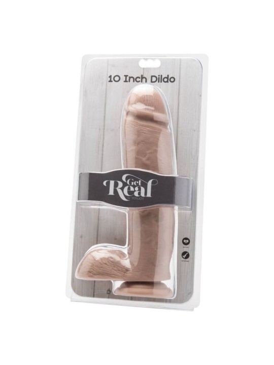 Get Real Dildo 25.5 cm Testículos | Dildo Gigante