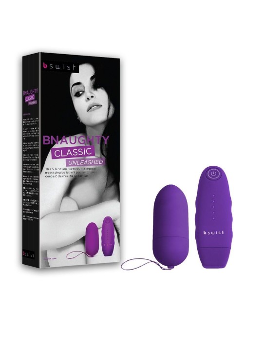 Bnaughty Unleashed Classic Control Remoto | Huevo Vibrador