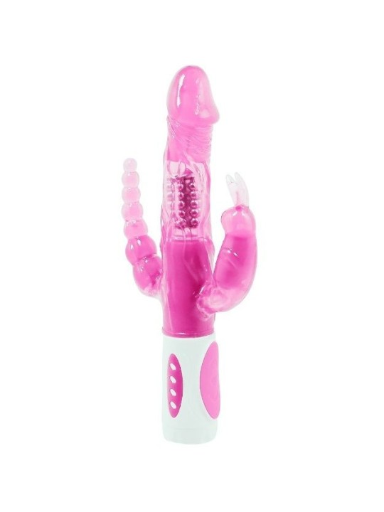 Baile Pretty Bunny Triple Vibrador Rotador - Comprar Conejito rotador Baile - Conejito rampante (1)