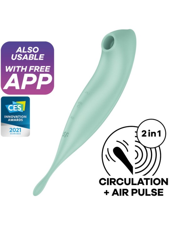 Satisfyer Twirling Pro+ Estimulador Vibrador | Vibrador App