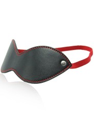 Ohmama Fetish Antifaz Con Corchetes Negro-Rojo