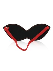 Ohmama Fetish Antifaz Con Corchetes Negro-Rojo