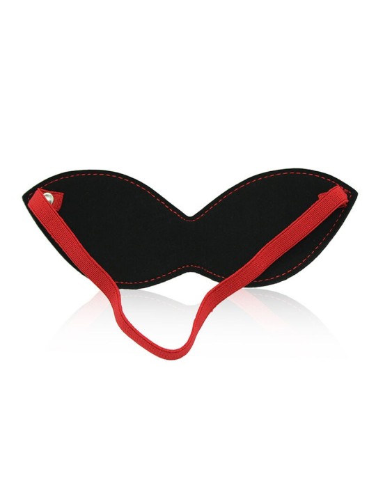 Ohmama Fetish Antifaz Con Corchetes Negro-Rojo