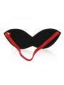 Ohmama Fetish Antifaz Con Corchetes Negro-Rojo
