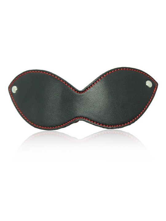 Ohmama Fetish Antifaz Con Corchetes Negro-Rojo