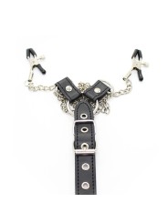 Ohmama Fetish Pinzas Pezones Con Cadenas & Anillo Pene