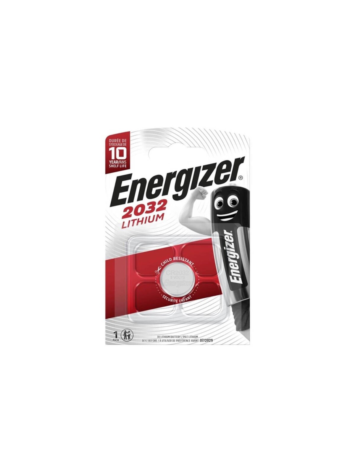 Energizer Pila Botón Litio Cr2032 3V Blíster*1