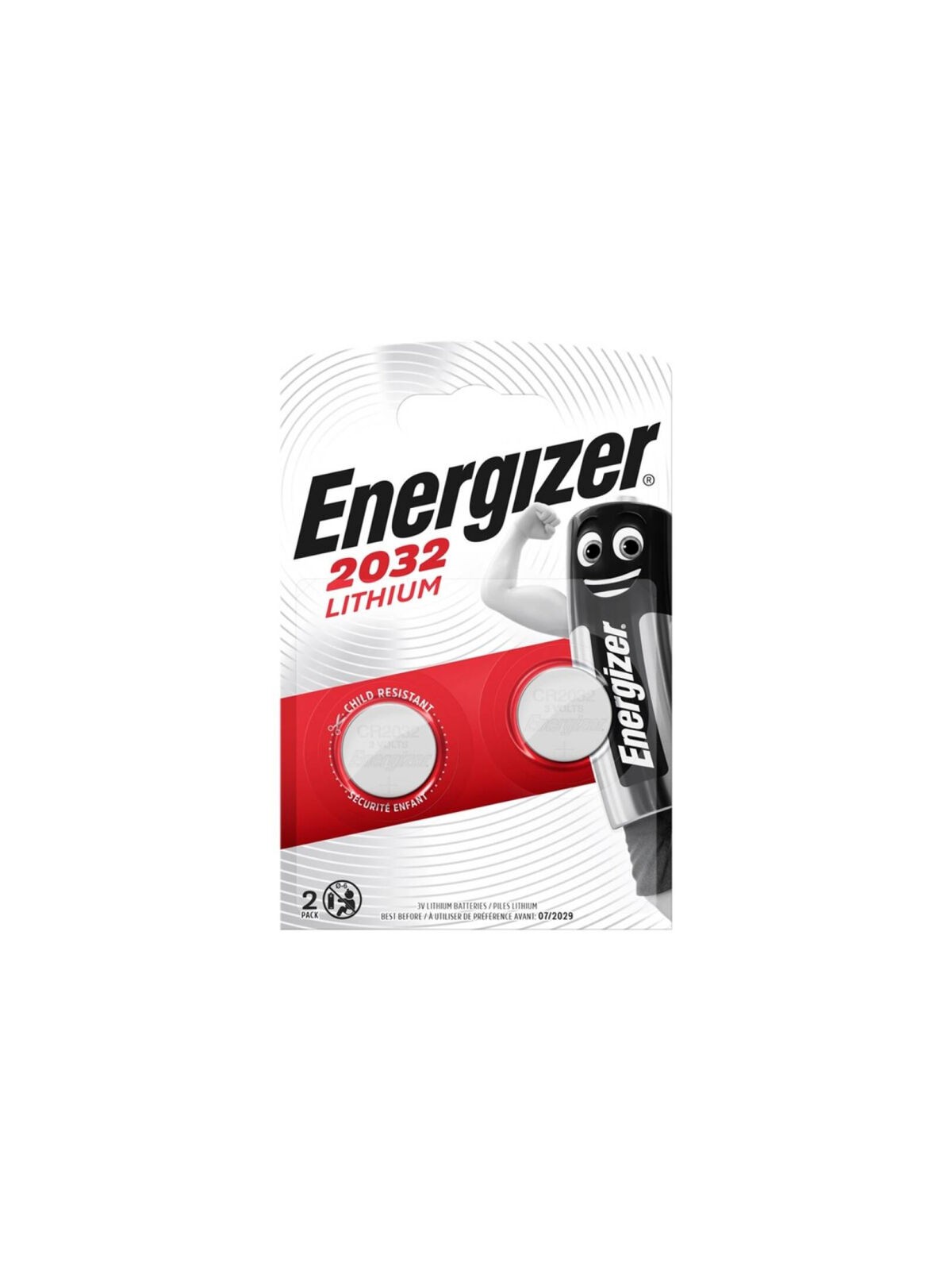 Energizer Pila Botón Litio Cr2032 3V Blíster*2