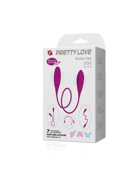 Deluxe Pretty Love Snaky Vibrador - Comprar Conejito vibrador Pretty Love - Conejito rampante (4)